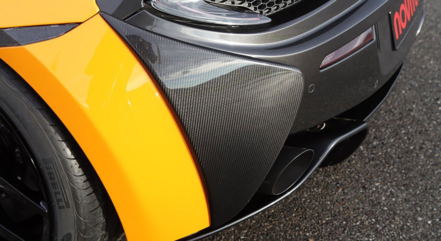 NOVITEC Carbon Rear Bumper Side Covers Detail