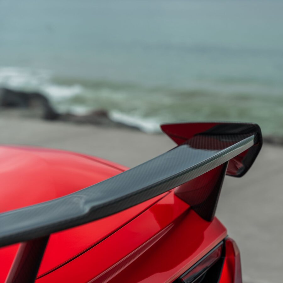 RSC 2020-2025 Chevrolet Corvette C8 Stingray Carbon Fiber High Wing Spoiler - Image 8