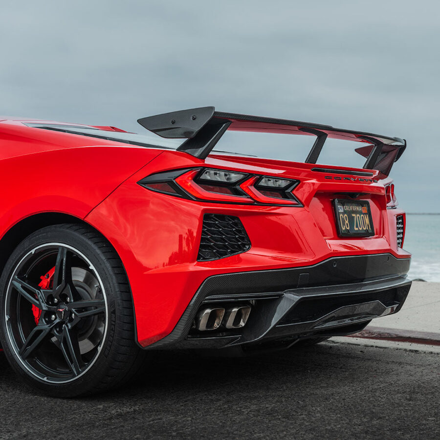RSC 2020-2025 Chevrolet Corvette C8 Stingray GT Carbon Fiber Rear Diffuser - Image 4