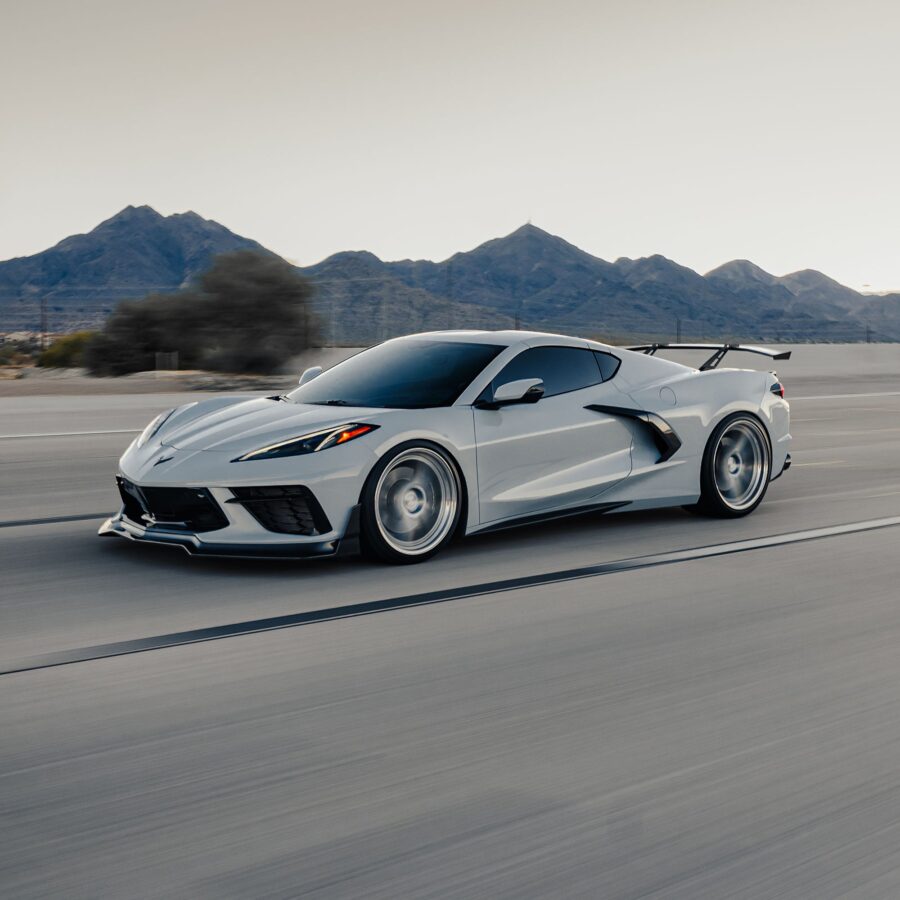 RSC 2020-2025 Chevrolet Corvette C8 Stingray ST Carbon Fiber Front Splitter - Image 5