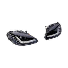Extreme Online Store EOS Corvette C6 l C7 Style Projector LED Sequential Signal Turn Headlights for C6 Corvette - Image 2