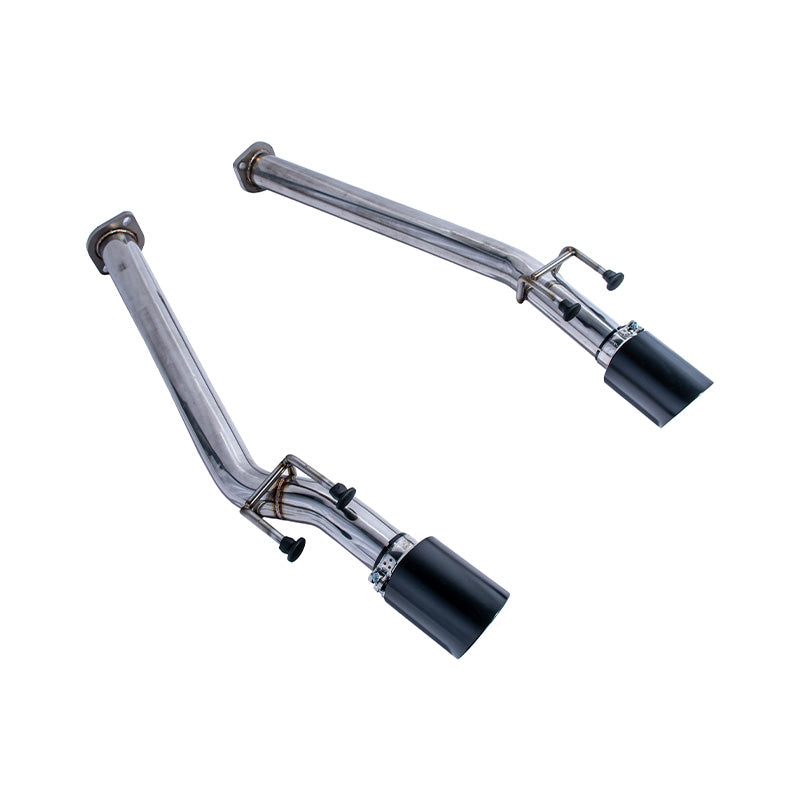 EOS 2005-06 Pontiac GTO T-304 Muffler Delete Axle Back Dual Black Tips Exhaust