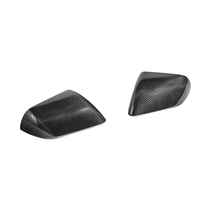 2015-23 Ford Mustang DRY CARBON FIBER Overlay Mirror Cap Cover Pair