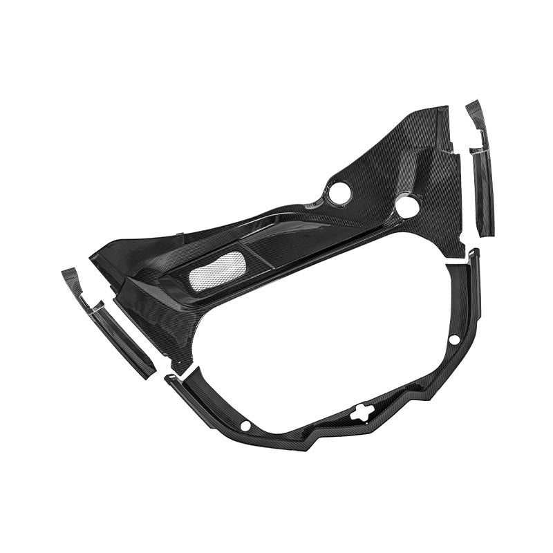 Extreme Online Store EOS Corvette C8 Dry Carbon Fiber Front Trunk Trim Covers - Image 2