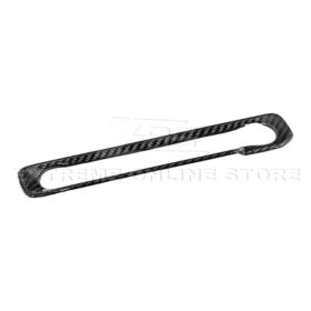 2024+ Ford Mustang DRY CARBON FIBER AC Control Panel Cover - image 1