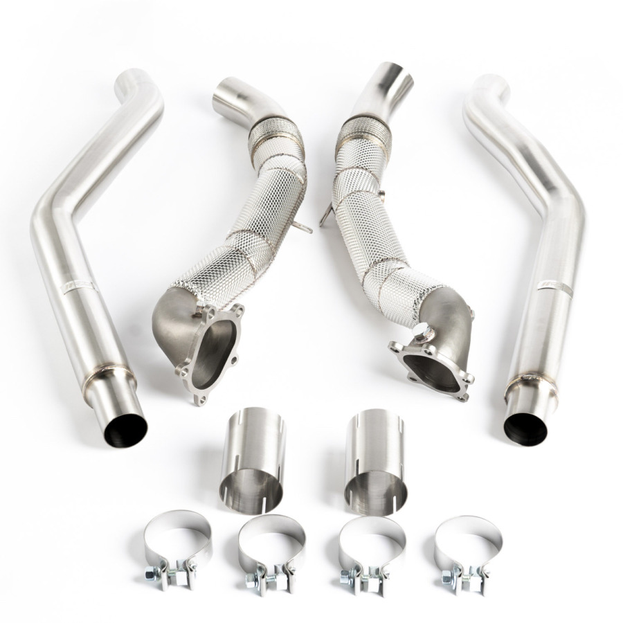 CTS Turbo Audi C7/C7.5 S6/S7/RS7 4.0T Cast Downpipe Race Set
