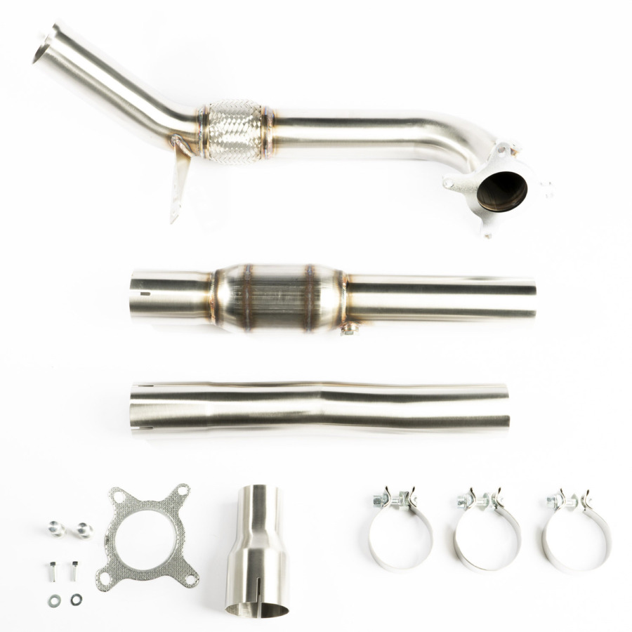 CTS Turbo MK6 Golf R 2.0T, MK2 Audi TT Quattro/TT-S 2.0T, 8P A3 Quattro/S3 2.0T High Flow Cat Downpipe