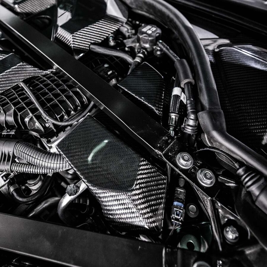 RSC 2021-2025 BMW G80 M3 G82 M4 G87 M2 Carbon Fiber Engine Bay Kit (6-Piece) - Image 3