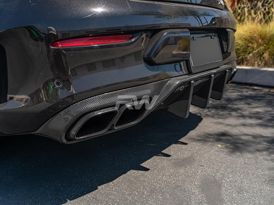 RW Carbon Mercedes W205 C63/C63S Coupe 19+ DTM CF Diffuser - Image 7