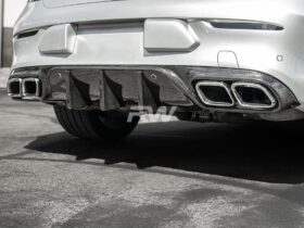 RW Carbon W205 C63/C63S Coupe 19+ DTM CF Diffuser - Image 4