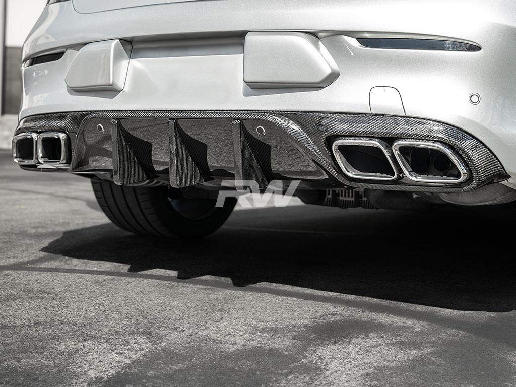 RW Carbon Mercedes W205 C63/C63S Coupe 19+ DTM CF Diffuser - Image 4