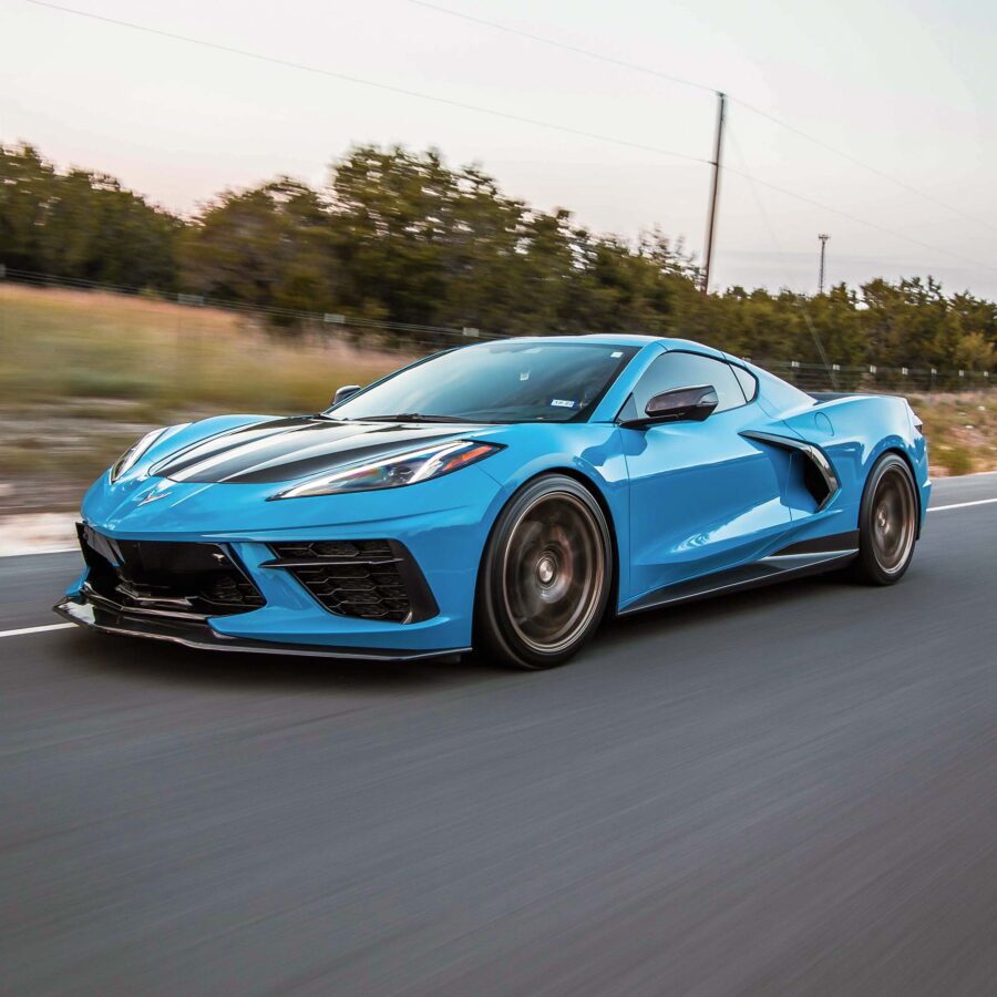 RSC 2020-2025 Chevrolet Corvette C8 Stingray GT Carbon Fiber Side Skirts - Image 5