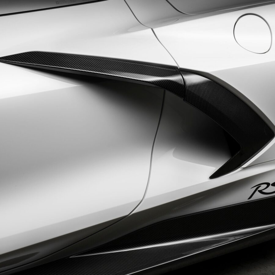RSC 2020-2025 Chevrolet Corvette C8 Stingray Carbon Fiber Engine Intake Side Vents