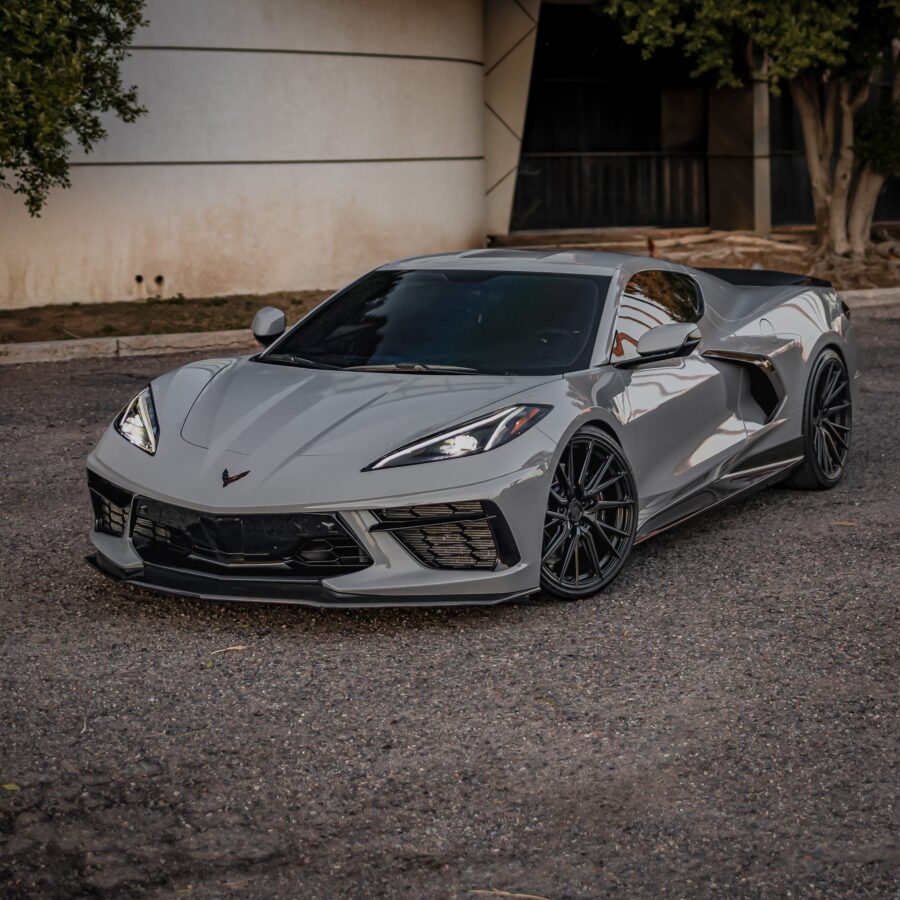 RSC 2020-2025 Chevrolet Corvette C8 Stingray GT Carbon Fiber Front Splitter - Image 4