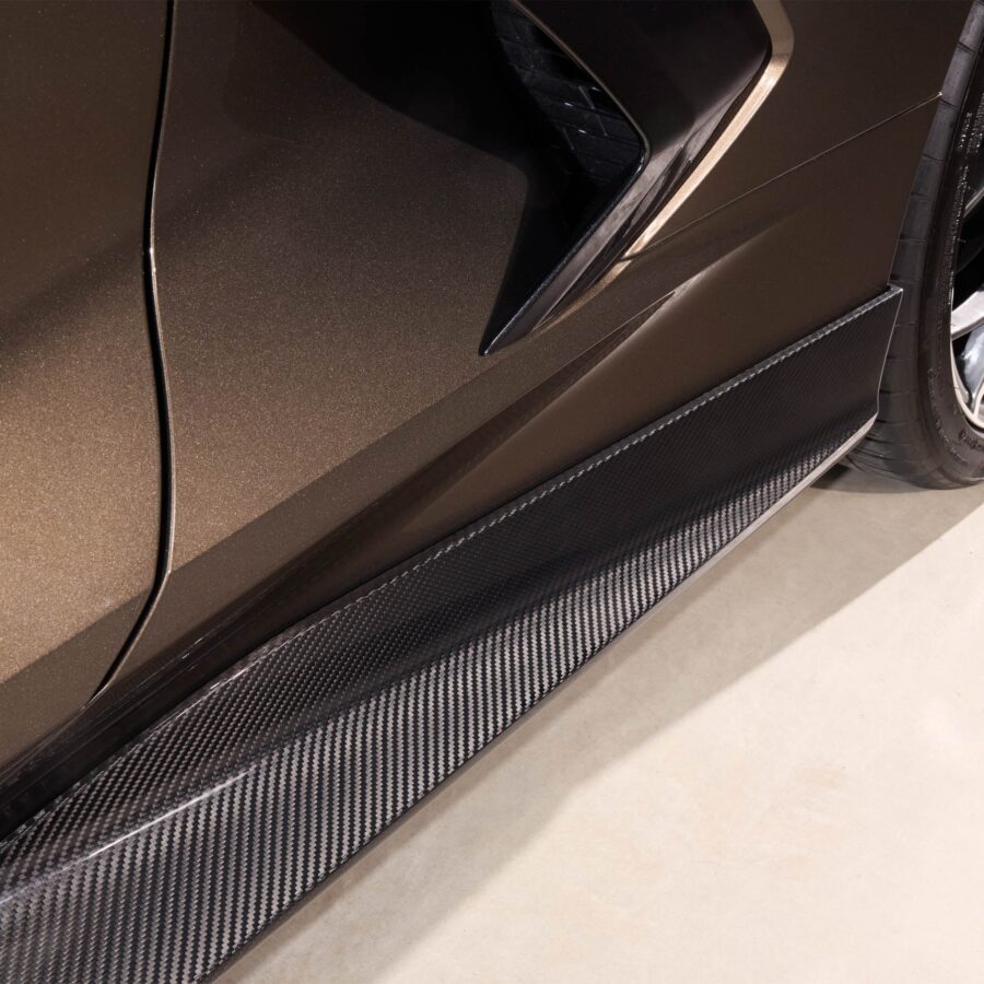 RSC 2020-2025 Chevrolet Corvette C8 Stingray GT Carbon Fiber Side Skirts - Image 8