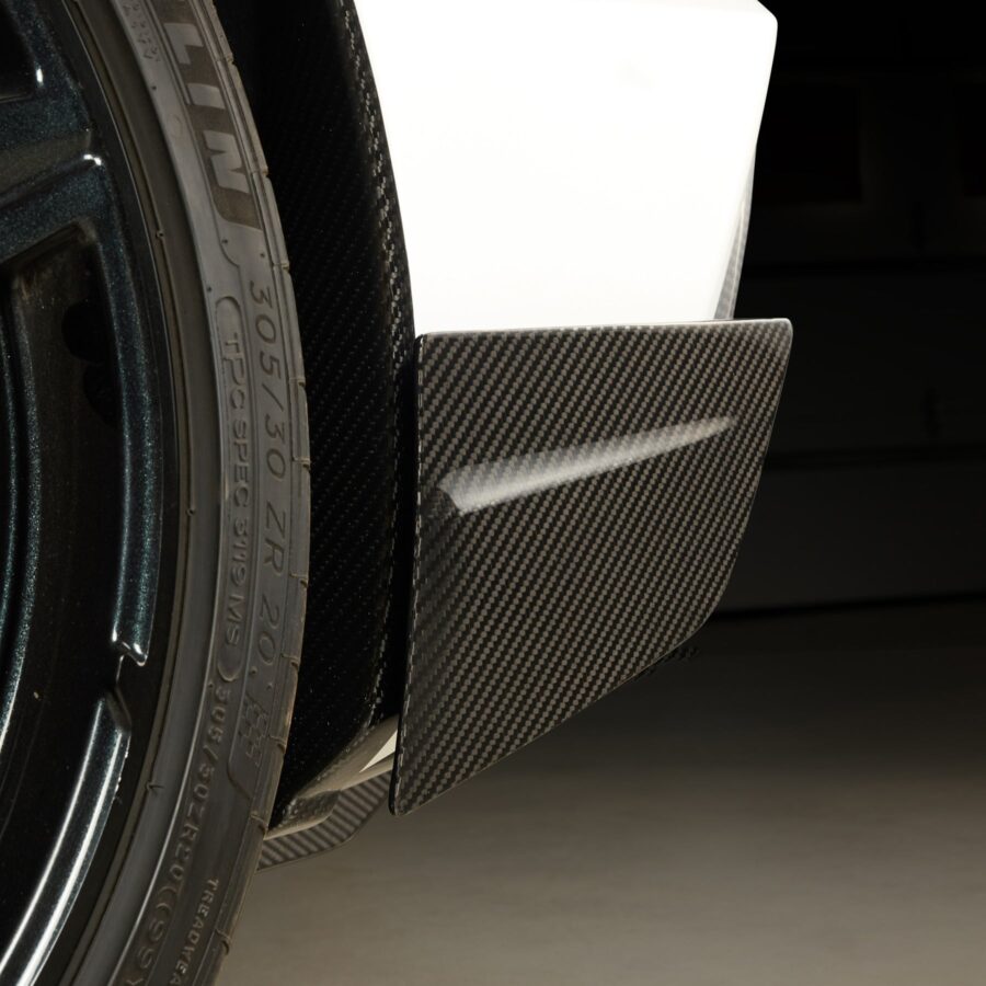 RSC 2020-2025 Chevrolet Corvette C8 Stingray Carbon Fiber Rear Canards - Image 3