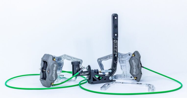 Sikky Dual Caliper Bracket Kit – 2015+ S550 Mustang GT Hydraulic Handbrake