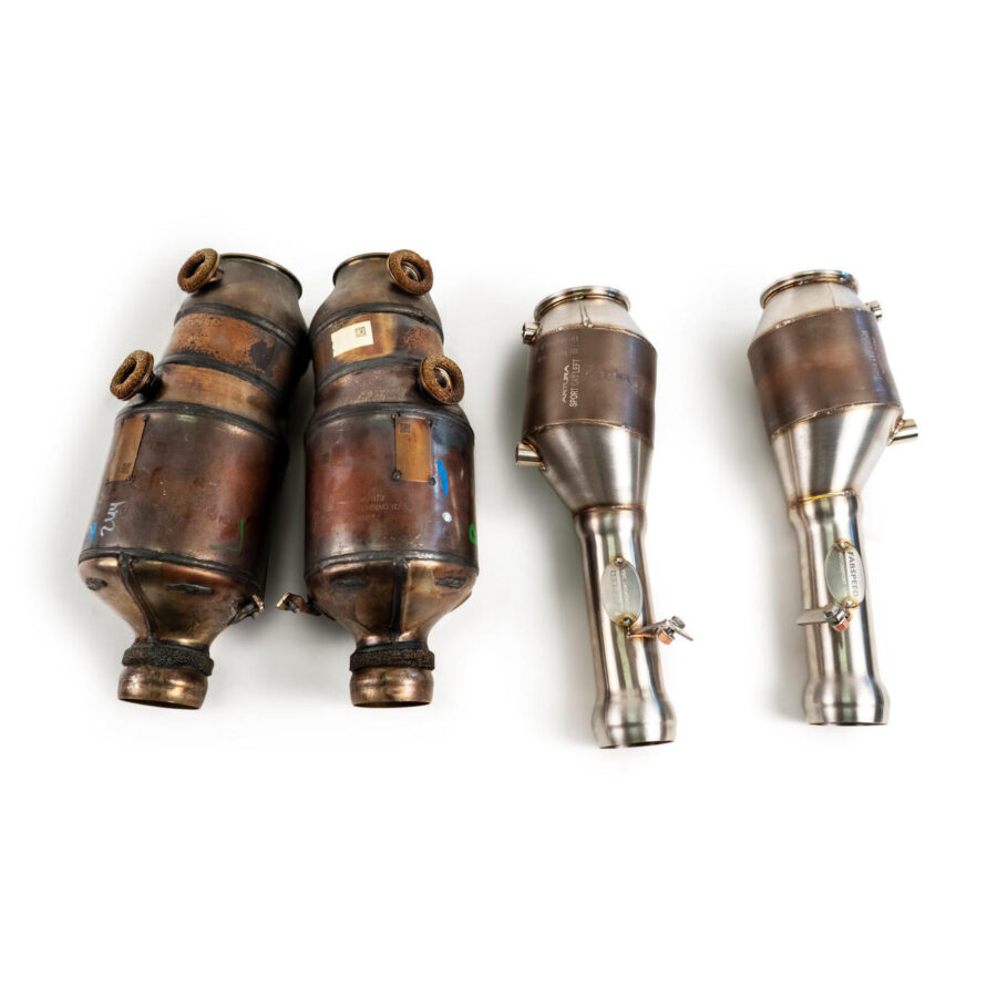 Fabspeed McLaren Artura HJS German Sport Catalytic Converters - Image 2
