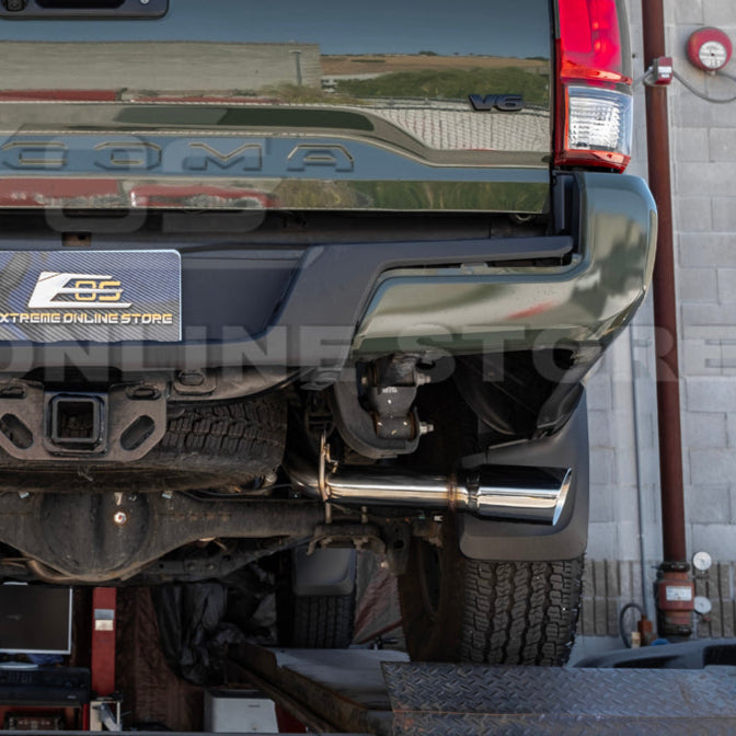 2016-2023 Toyota Tacoma V6 Muffler Delete Cat Back Exhaust - Image 4