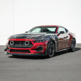 2024-Up Ford Mustang GTV Style Front Upper Grille LED Air Intakes - image 4