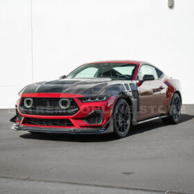 FFP Mustang S650 Gloss Black GTV Style Front Lip Splitter for S650 Mustang - Image 4