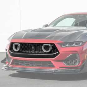 2024-Up Ford Mustang GTV Style Front Upper Grille LED Air Intakes - image 1