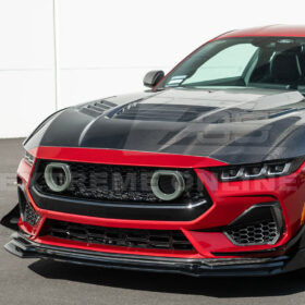 2024-Up Ford Mustang GTV Style Front Upper Grille LED Air Intakes - image 5