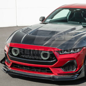 FFP Mustang S650 Gloss Black GTV Style Front Lip Splitter for S650 Mustang - Image 5