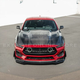 FFP Mustang S650 Gloss Black GTV Style Front Lip Splitter for S650 Mustang - Image 7