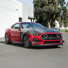 FFP Mustang S650 Gloss Black GTV Style Front Lip Splitter for S650 Mustang - Image 8
