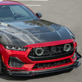 FFP Mustang S650 Gloss Black GTV Style Front Lip Splitter for S650 Mustang - Image 9
