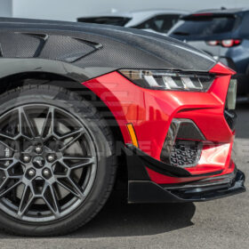 FFP Mustang S650 Gloss Black GTV Style Front Lip Splitter for S650 Mustang - Image 11