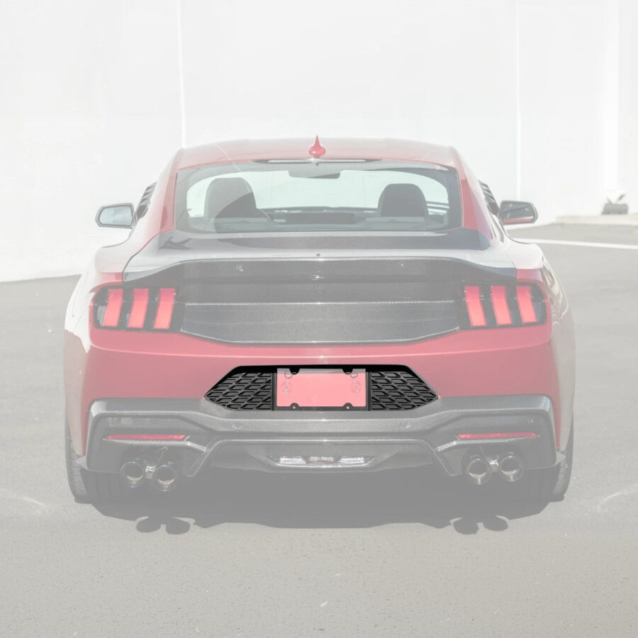 FFP 2024-2026 Ford Mustang S650 Rear License Plate Frame Trim Cover