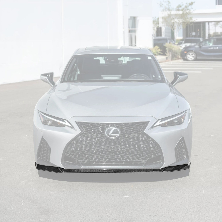 EOS 2021-Up Lexus IS Novel Style Front Bumper Lip Splitter