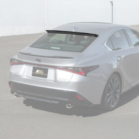 Extreme Online Store EOS Lexus IS Add On Rear Roof Top Window Spoiler - Image 3