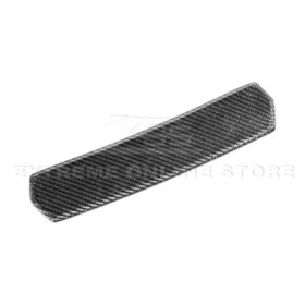2024-Up Ford Mustang S650 Dry Carbon Fiber Rear Spoiler Applique Bumper Hole Cover - image 5