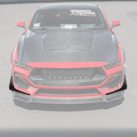 FFP Mustang S650 Gloss Black Front Splitter Canards for S650 Mustang - Image 2