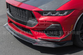 2024+ Ford Mustang DRY CARBON FIBER Front Splitter - image 5