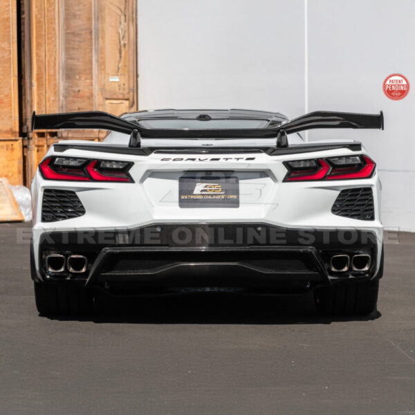 C8 Stingray garage rear angle