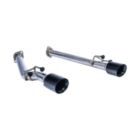 Extreme Online Store EOS Pontiac GTO T-304 Muffler Delete Axle Back Dual Black Tips Exhaust - Image 2