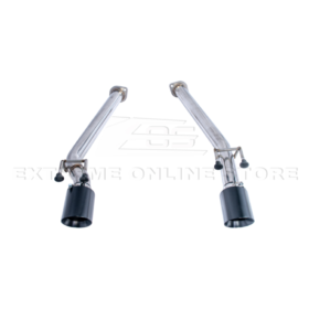 Extreme Online Store EOS Pontiac GTO T-304 Muffler Delete Axle Back Dual Black Tips Exhaust - Image 4