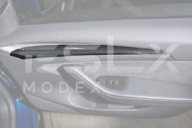 Extreme Online Store EOS Model 3 & 20-24 Y Carbon Fiber Interior Door Trim Panel Cover for Tesla Model X - Image 4
