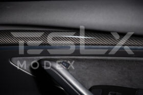 Extreme Online Store EOS Model 3 & 20-24 Y Carbon Fiber Interior Door Glass Lifting Panel Cover for Tesla Model X - Image 3