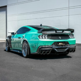 2024+ Ford Mustang DRY CARBON FIBER Tail Light Cover - image 3