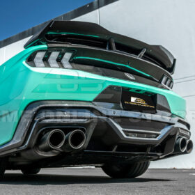 2024+ Ford Mustang DRY CARBON FIBER Tail Light Cover - image 4