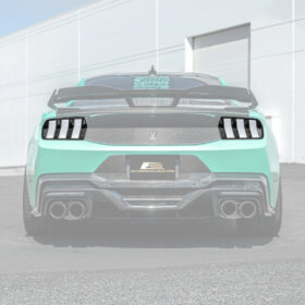 2024+ Ford Mustang DRY CARBON FIBER Tail Light Cover - image 2