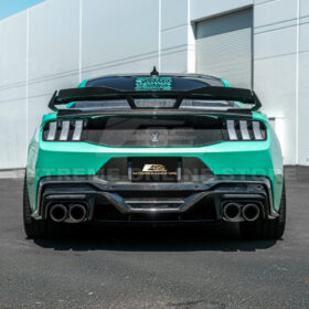 2024+ Ford Mustang DRY CARBON FIBER Tail Light Cover - image 5