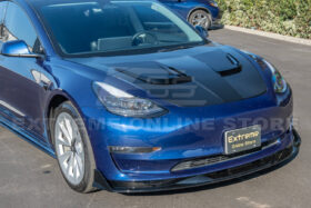 Extreme Online Store EOS Model 3 Track Front Lip Splitter & Side Skirts for Tesla Model X - Image 5