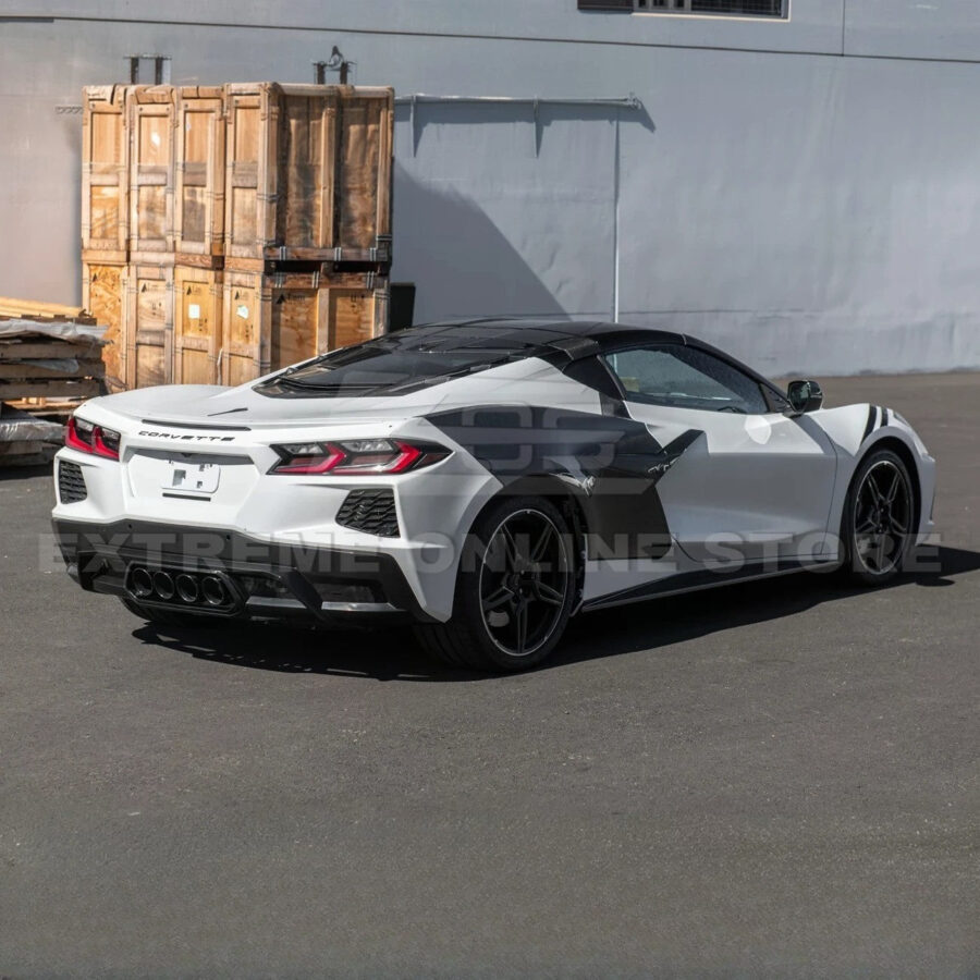 EOS 2020-2026 Chevrolet Corvette C8 Z06 Package Rear Center Quad Exit Diffuser - Image 8