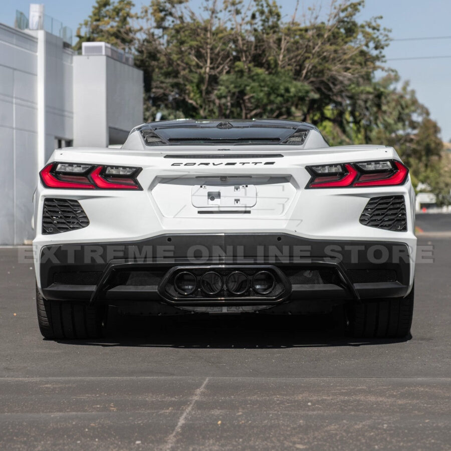 EOS 2020-2026 Chevrolet Corvette C8 Z06 Package Rear Center Quad Exit Diffuser - Image 6